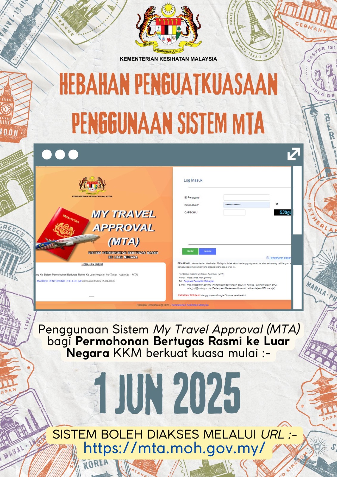 Hebahan Penguatkuasaan Penggunaan Sistem MTA