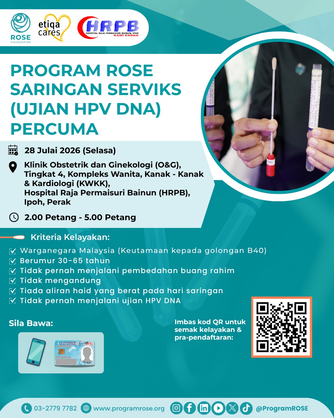 Program Rose Saringan Serviks Percuma